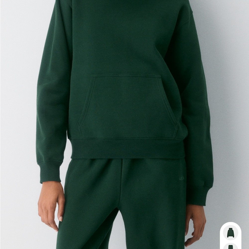 Aritzia Forest Green Sweatfleece Set